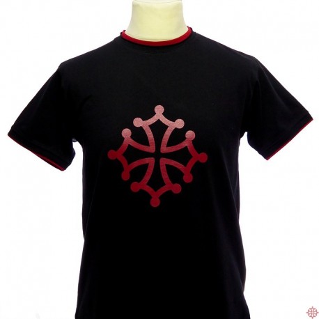 T-shirt croix occitane logo occitanie Class'Oc