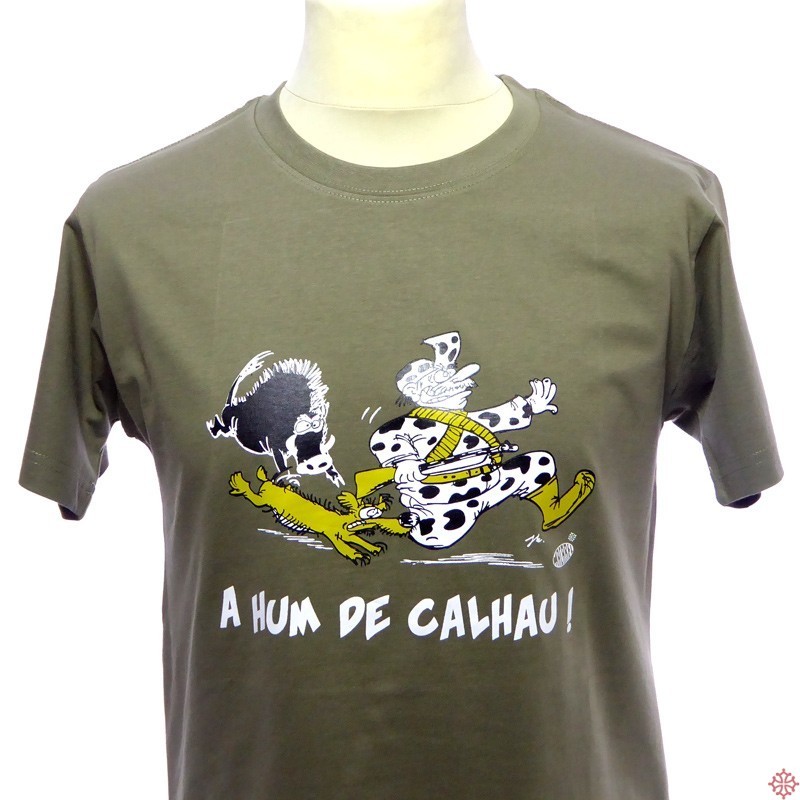 T-shirt homme Humour occitan chasse Miladieu