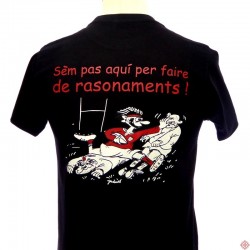 T-shirt homme occitan humoristique rugby Rasonaments