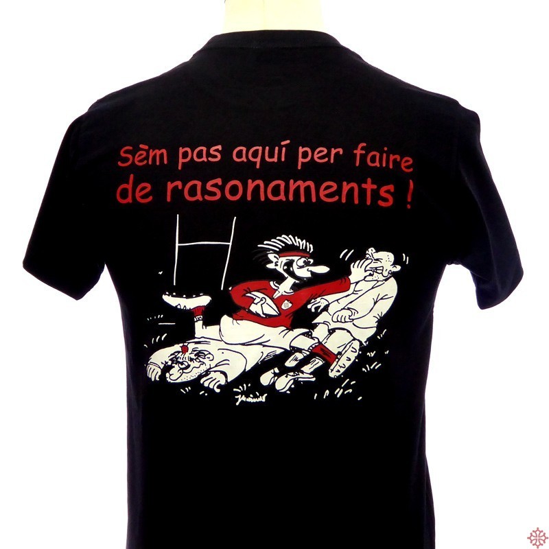 T-shirt occitan humoristique rugby Rasonaments