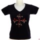 T-shirt femme croix occitane Tribal occitanie