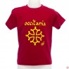T-shirt enfant Calligraphie Occitanie  Croix Occitane