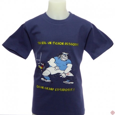 T-shirt occitan humoristique enfant Pichon desgordit 