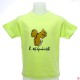 T-shirt enfant Esquiròl écureuil en occitan