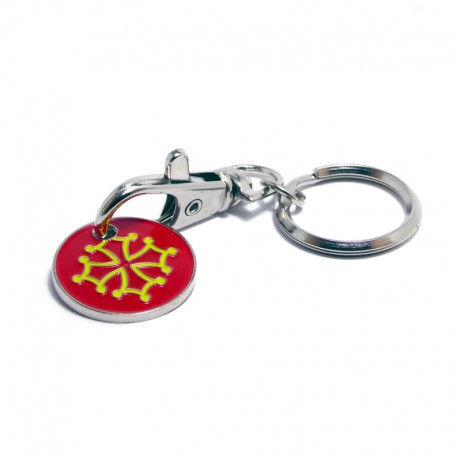 Porte-clefs jeton de caddie