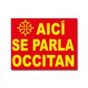 Autocollant Aicí se parla occitan