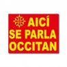 Autocollant Aicí se parla occitan