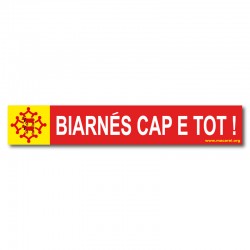 Autocollant Biarnés cap e tot