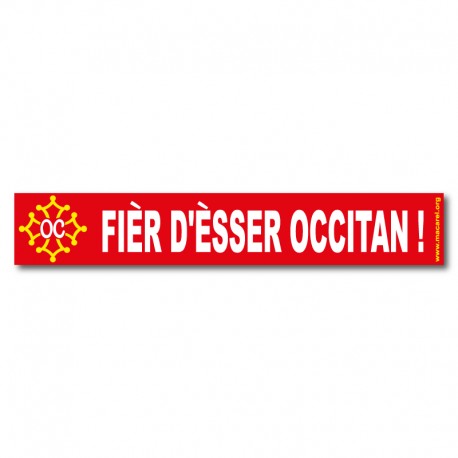 Autocollant Fièr d'èsser occitan !