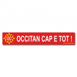 Autocollant Occitan cap e tot