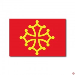 Carte postale Drapeau occitan