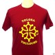 T-shirt homme Toulouse croix occitane tolosa