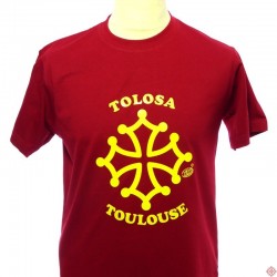 T-shirt homme Toulouse croix occitane