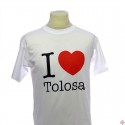 T-shirt homme I love Tolosa