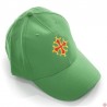 Lot de 25 casquettes américaines croix occitane vert golf occitanie