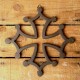 Croix occitanie décorative fonte croix cathare logo languedoc