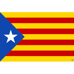 drapeau catalan independantiste l'estelada 60 x 90