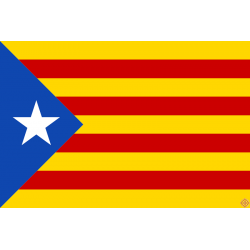 drapeau catalan independantiste l'estelada