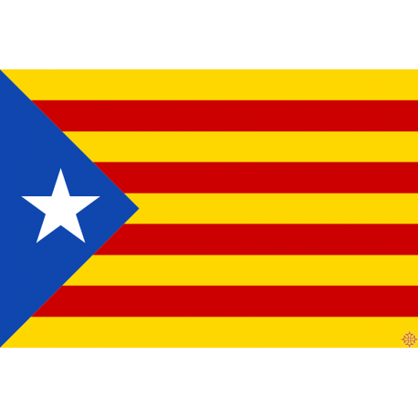 drapeau catalan independantiste l'estelada