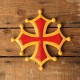 Décoration murale Croix occitane en résine petit modèle