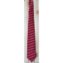 cravate bordeaux motif croix occitanes