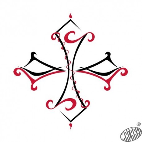 Tatouage éphémère Croix tribale