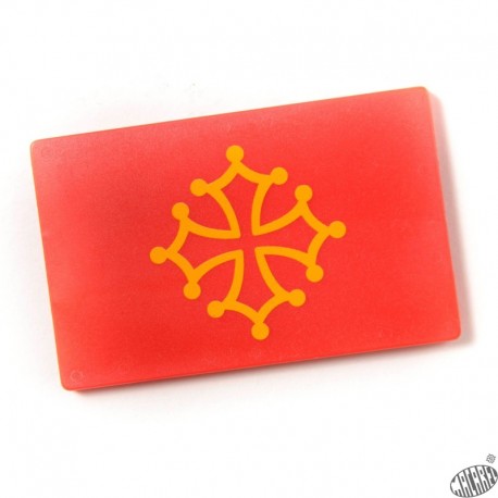 Porte-carte croix occitane