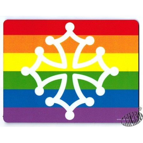 Tapis de souris croix occitane -Oc pride