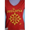 T-shirt rouge croix occitane occitània