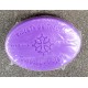 savon ovale parfum violette avec croix occitane