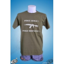 T-shirt occitan « Pòble armat, pòble