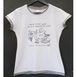 T-shirt Femme  humour occitan Beurai de lach