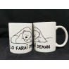 Mug blanc Lo farai deman