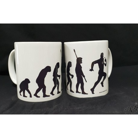 Mug blanc évolution Rugby