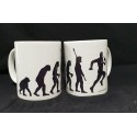 Mug blanc évolution Rugby