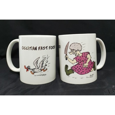 Mug blanc Occitan Fast food