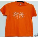 T-shirt enfant doigts de la main en occitan