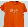 T-shirt enfant doigts de la main en occitan