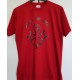 T-shirt Homme Farem Tot Petar croix au poing rouge