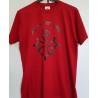 T-shirt Homme Farem Tot Petar croix au poing rouge