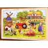 Puzzle bois 24 pièces La ferme en occitan