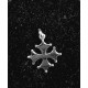 pendentif argent massif croix occitane pleine 2,5cm