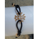 bracelet réglable croix occitane dorée
