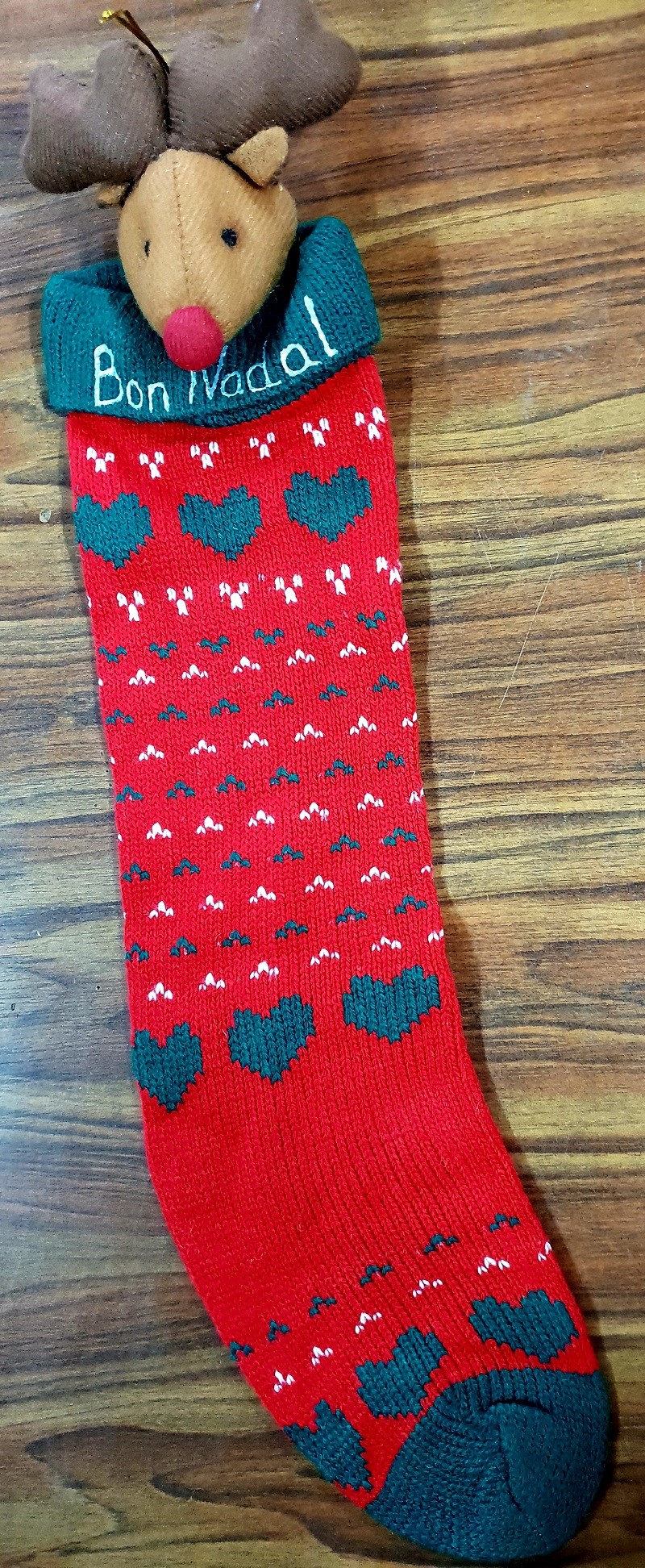 chaussette Bon Nadal (Joyeux Noël) 3 motifs