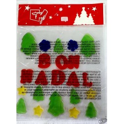 Bon Nadal lettres silicone repositionnables petit modèle