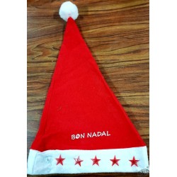 bonnet Père Noël Bon Nadal luxe 3 motifs