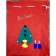 grande poche feutrine Bon Nadal (Joyeux Noël en occitan) 3 motifs