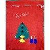 grande poche feutrine Bon Nadal (Joyeux Noël en occitan) 3 motifs