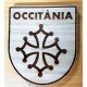 déco bois blason croix occitane et Occitània