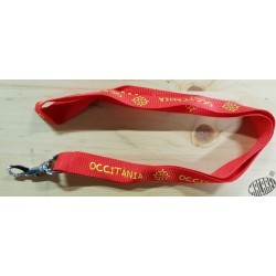 porte-clés dragonne croix occitanes et Occitània